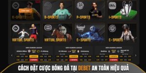 Cách Đặt Cược Bóng Đá Tại Debet An Toàn, Hiệu Quả